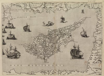 Island of Cyprus by Giacomo Franco